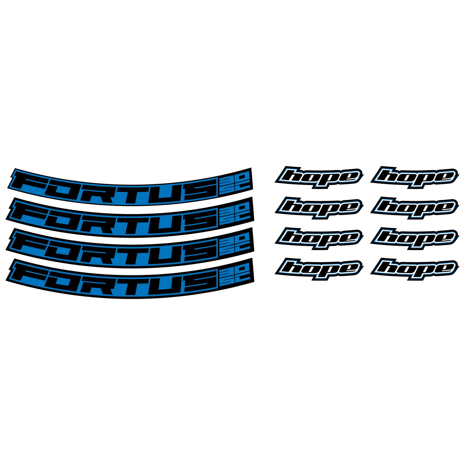 Hope Fortus 30SC Rim Decal Kits - 27.5 inch and 29 inch — detail view 2