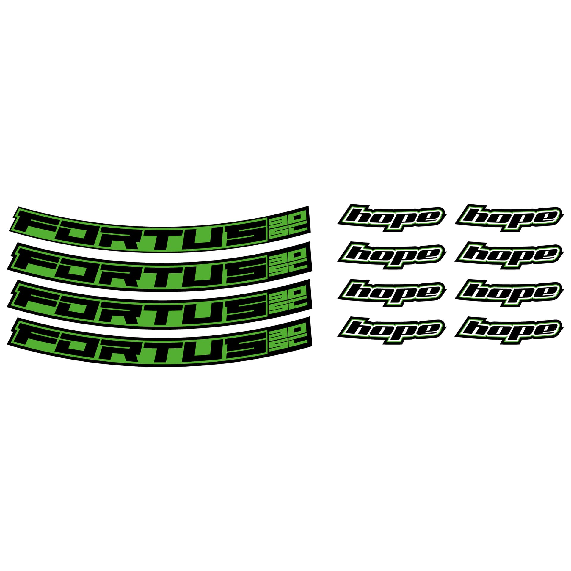 Hope Fortus 30SC Rim Decal Kits - 27.5 inch and 29 inch — detail view 3