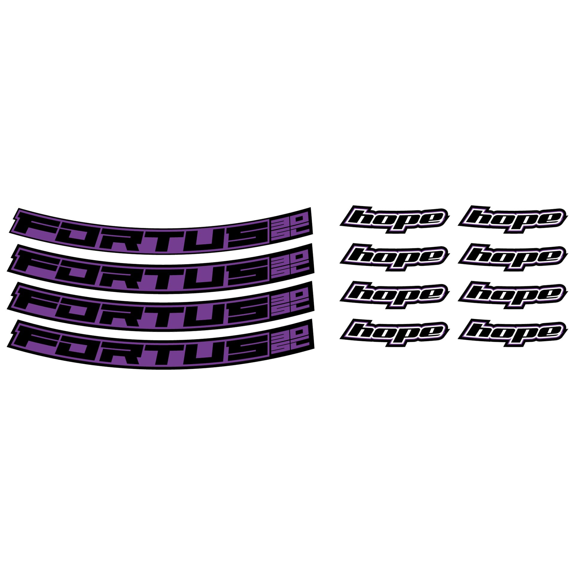 Hope Fortus 30SC Rim Decal Kits - 27.5 inch and 29 inch — detail view 5