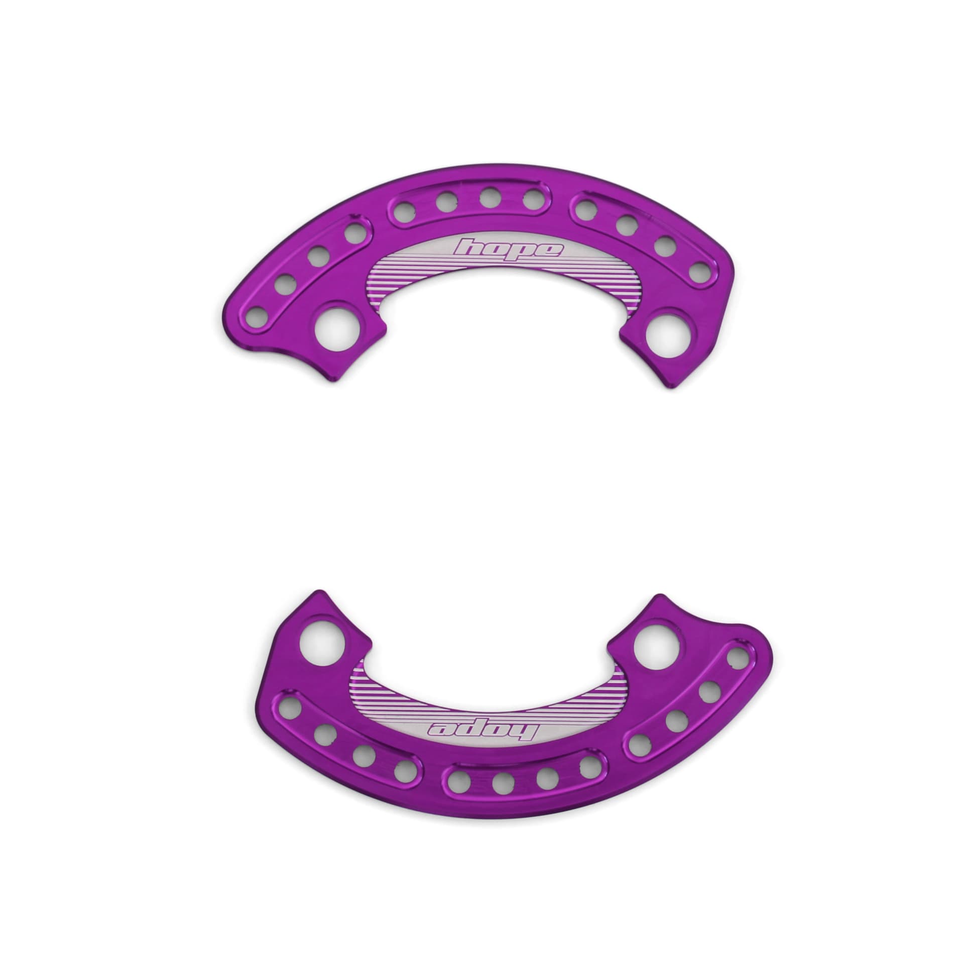 Hope 1/4 Bash Plate 104mm Purple - Pair — product photo