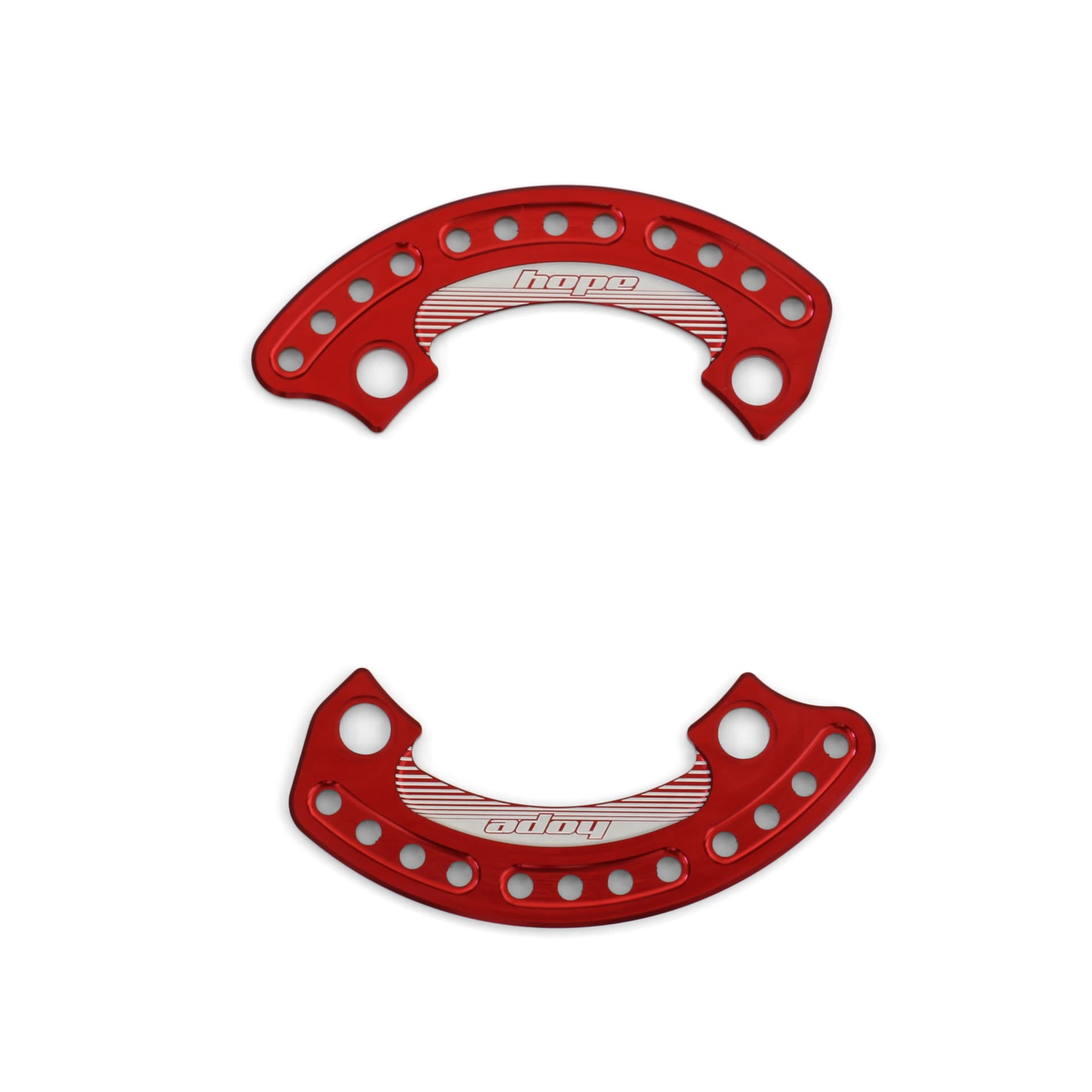 Hope 1/4 Bash Plate 104mm Red - Pair — product photo