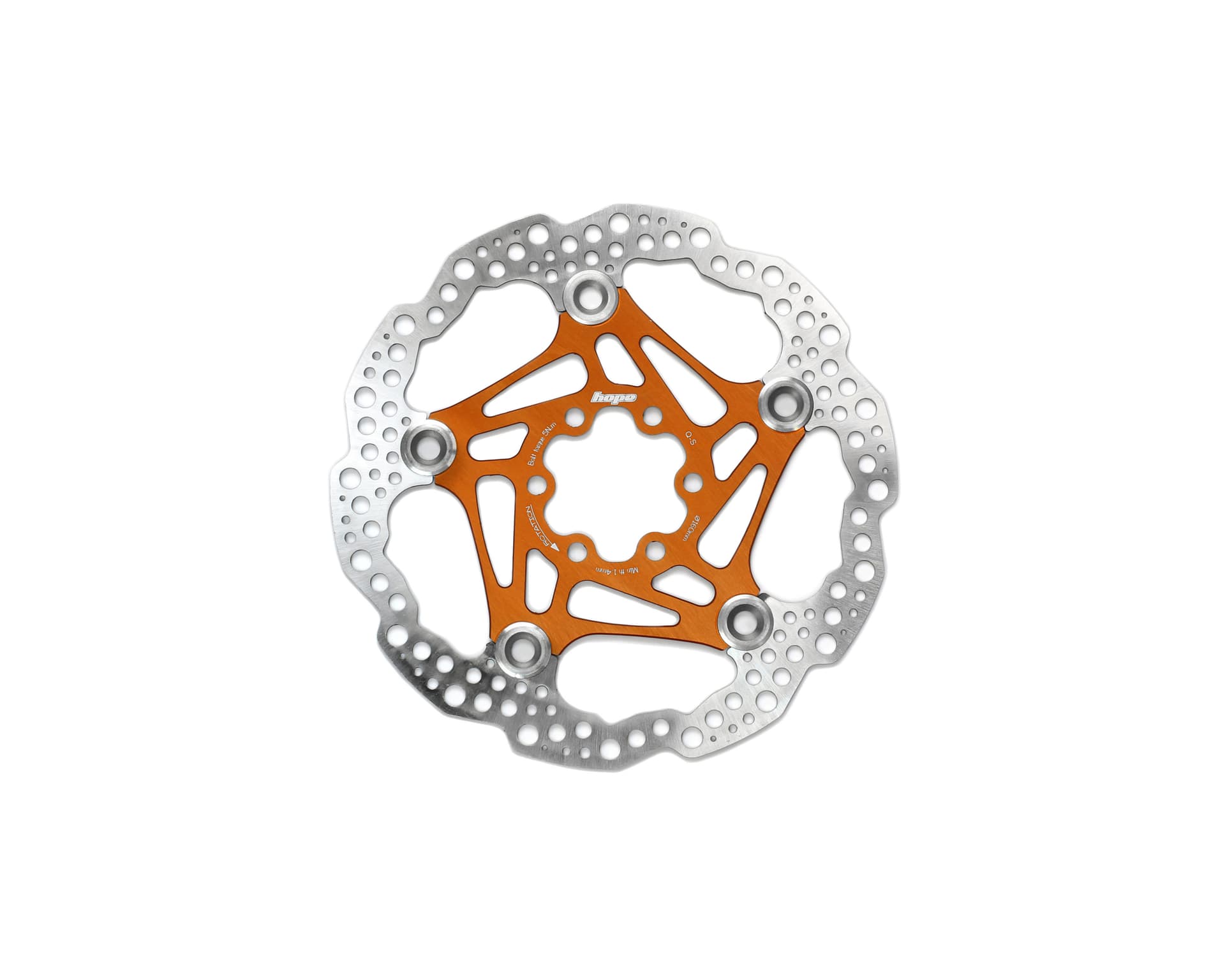 Hope Universal - 6 Bolt - Floating - Orange Disc — product photo