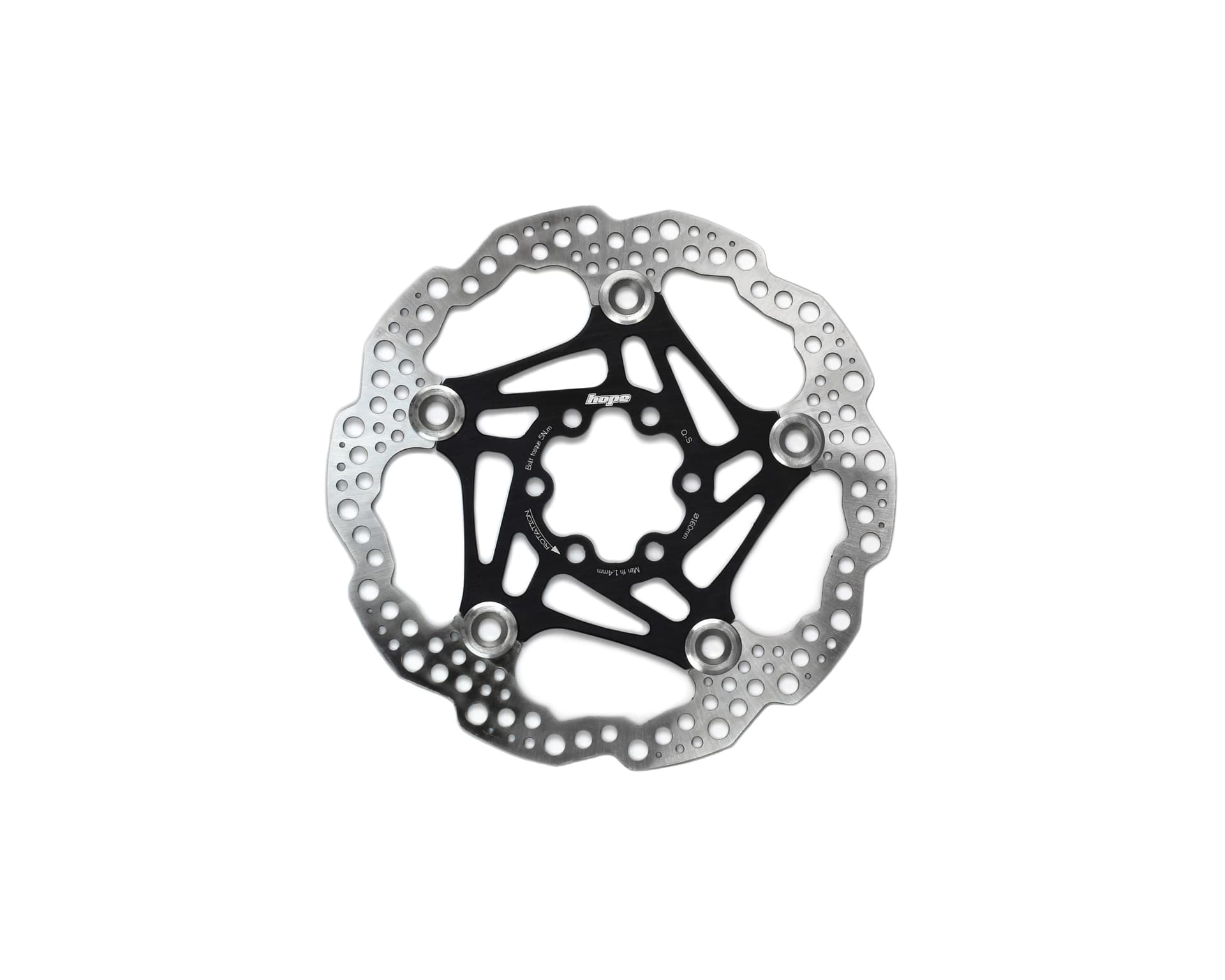 Hope Hope Universal - 6 Bolt - Floating - Black Disc — product photo