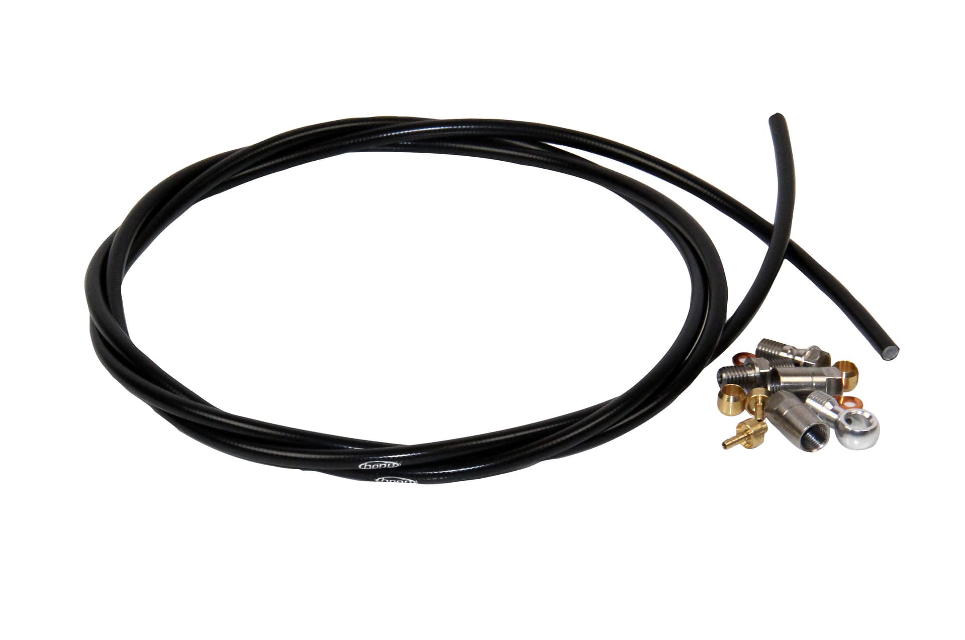 Hope 5mm Black Hose INC. 90 & Straight Connectors — product photo