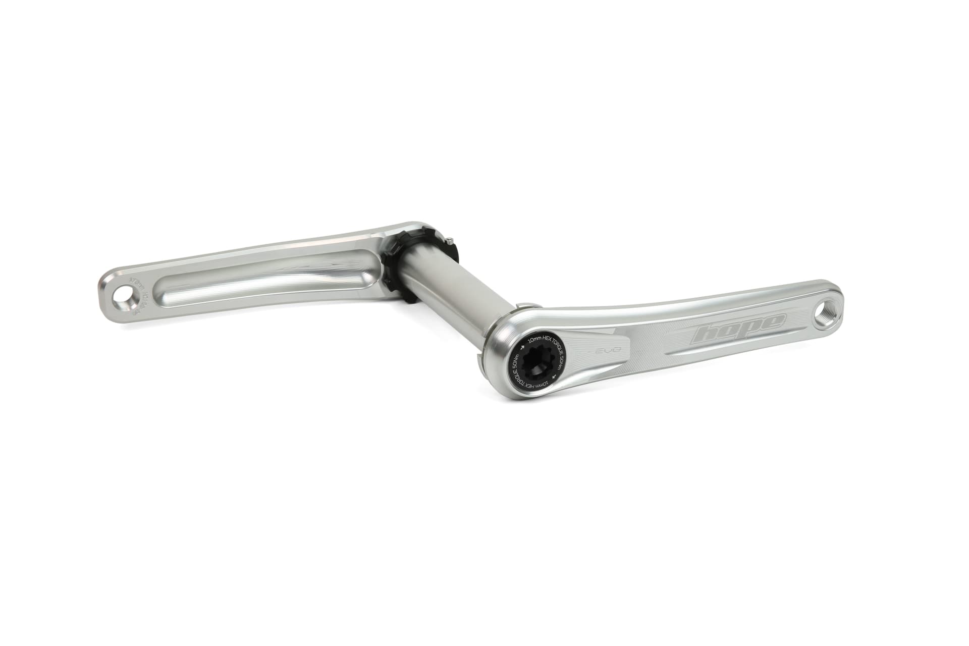Hope Evo Crankset No Spider - 120mm FatBike Silver — product photo
