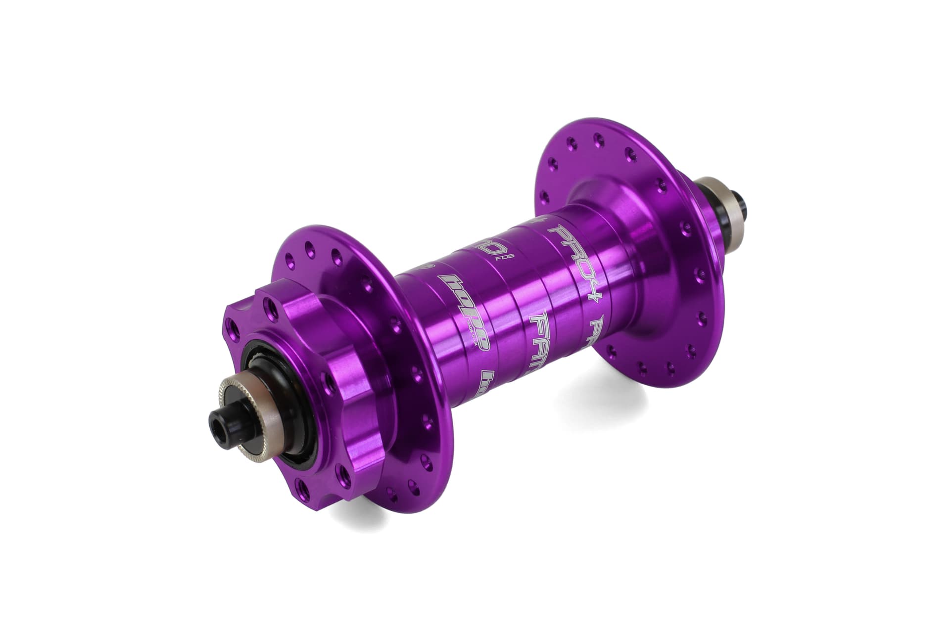 Hope PRO 4 Fatsno Front 32H Purple — detail view 2