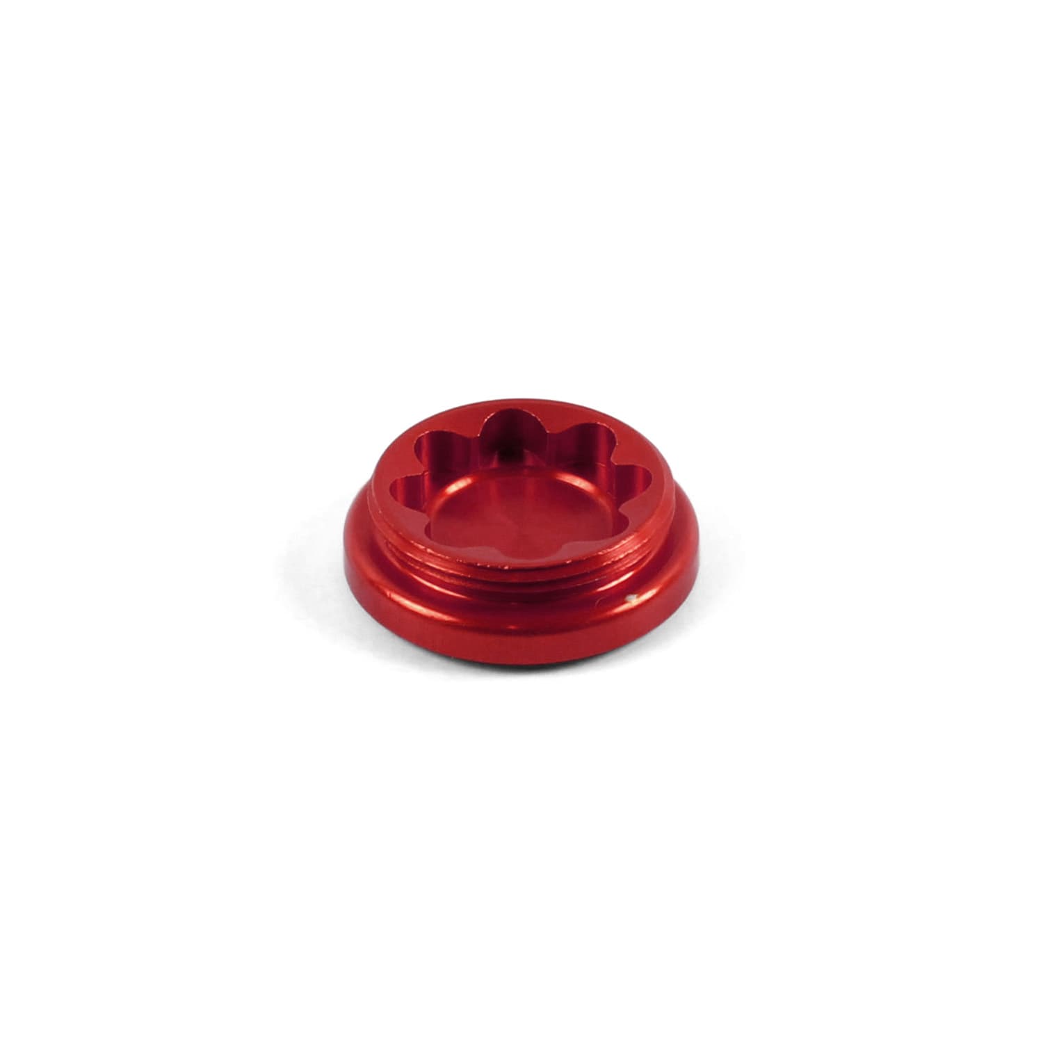 Hope X2 Caliper Bore Caps Red — product photo
