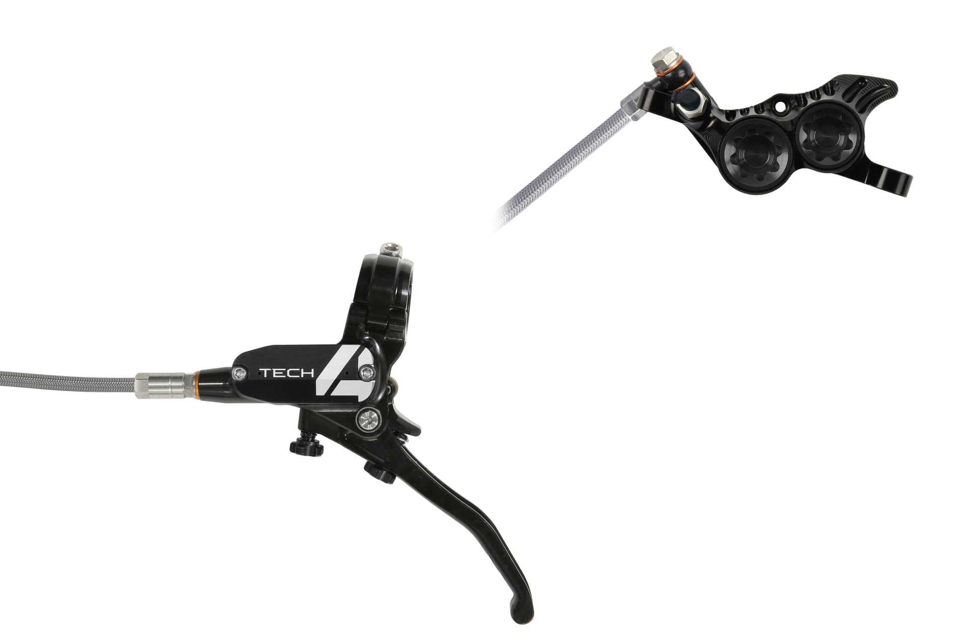 Hope Tech 4 V4 - No Rotor - Black/Black — product photo