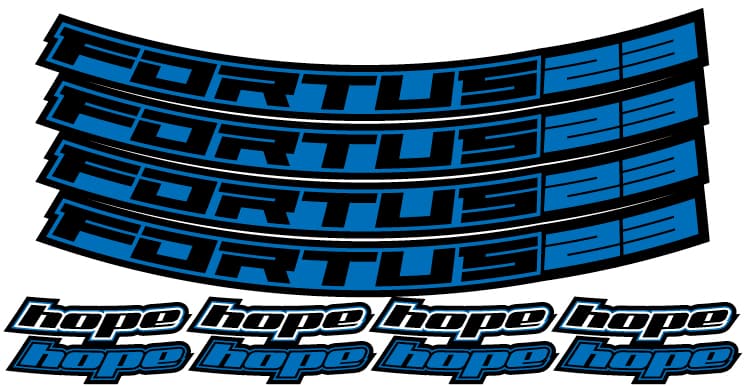 Hope Fortus 23 Rim Decal Kits - 27.5 inch and 29 inch — detail view 2