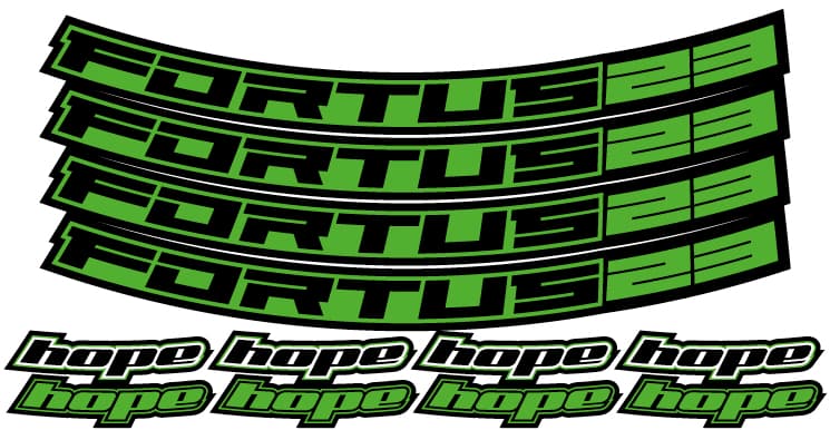 Hope Fortus 23 Rim Decal Kits - 27.5 inch and 29 inch — detail view 3
