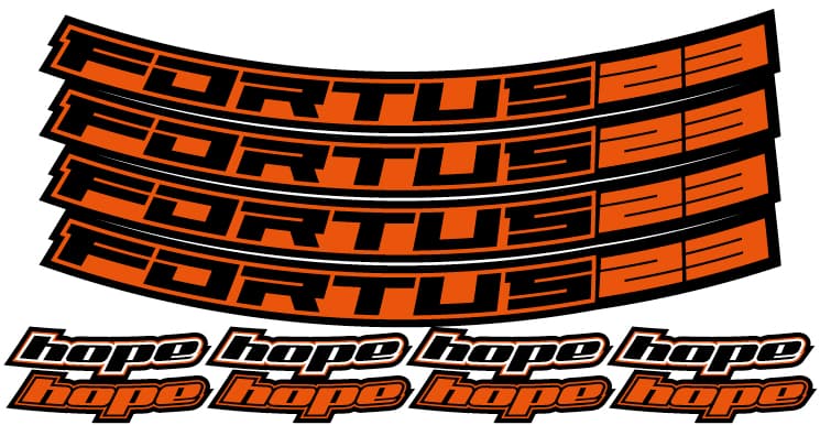 Hope Fortus 23 Rim Decal Kits - 27.5 inch and 29 inch — detail view 4