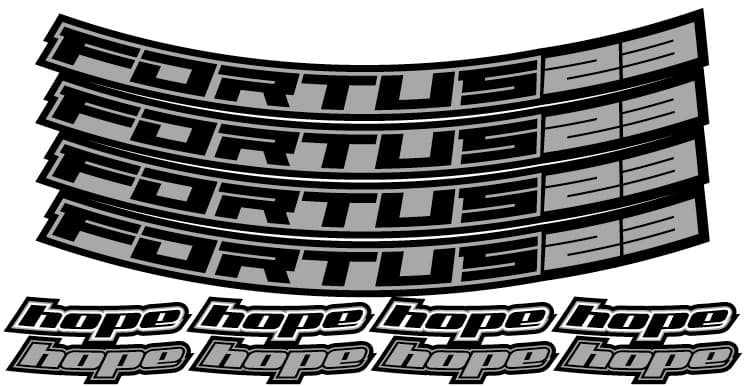 Hope Fortus 23 Rim Decal Kits - 27.5 inch and 29 inch — detail view 6