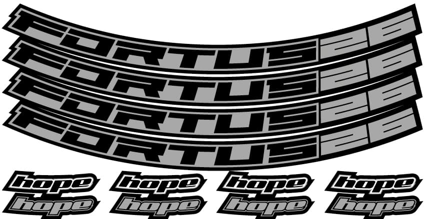 Hope Fortus 26 Rim Decal Kits - 26 inch, 27.5 inch and 29 inch — detail view 6