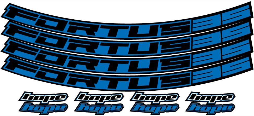 Hope Fortus 35 Rim Decal Kits - 27.5 inch and 29 inch — detail view 2
