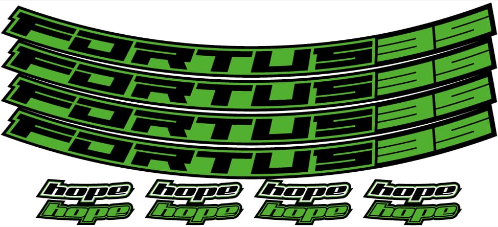 Hope Fortus 35 Rim Decal Kits - 27.5 inch and 29 inch — detail view 3