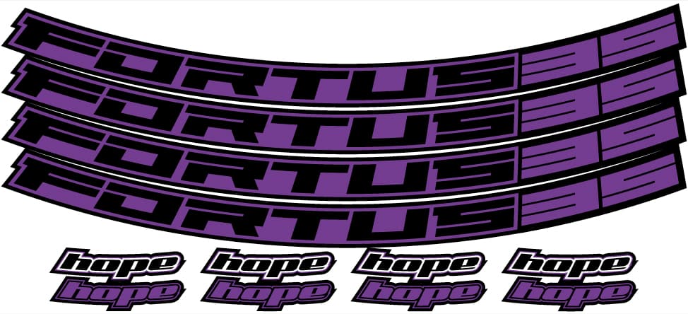 Hope Fortus 35 Rim Decal Kits - 27.5 inch and 29 inch — detail view 5