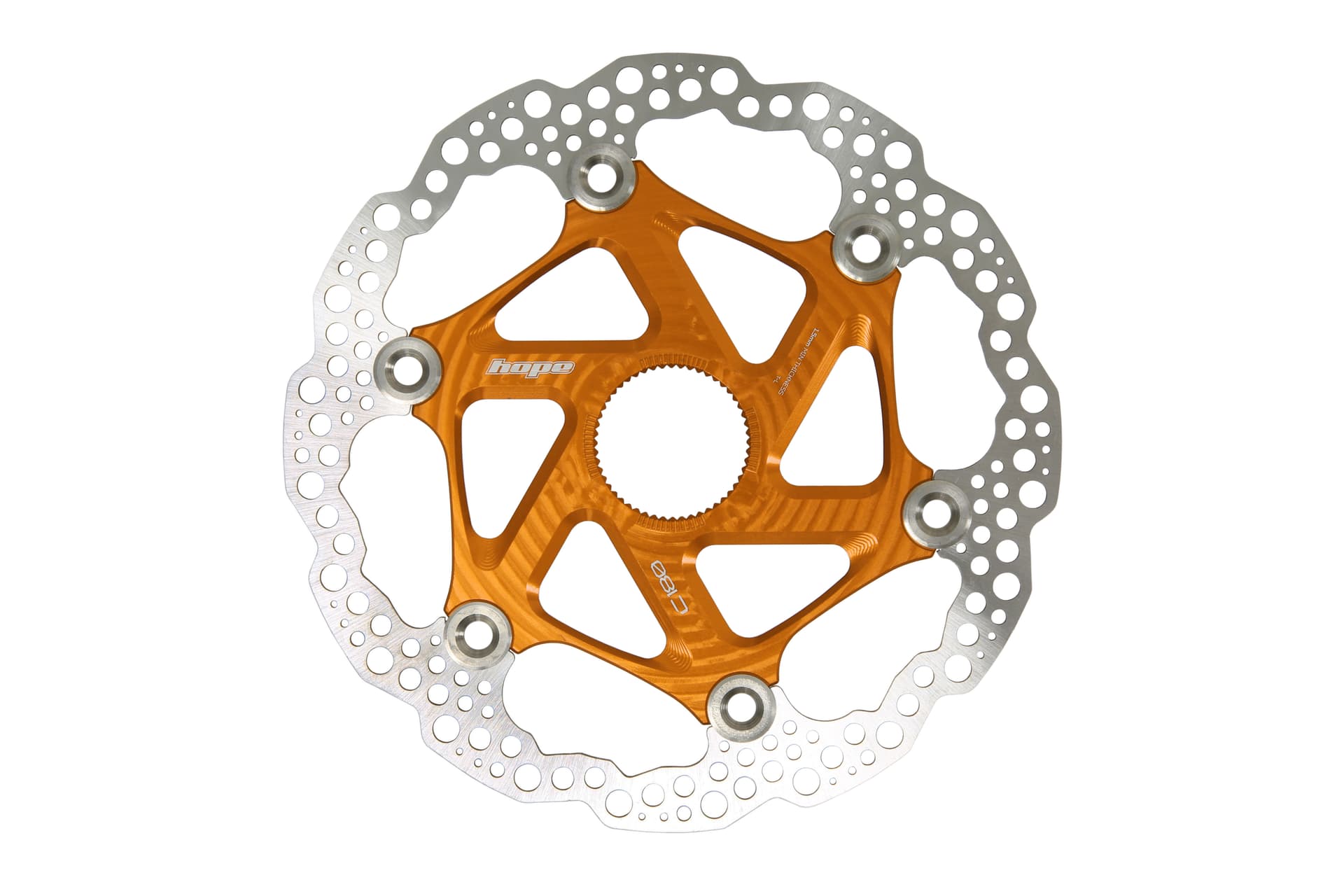 Hope MTB Centrelock - Floating - Orange Disc — product photo