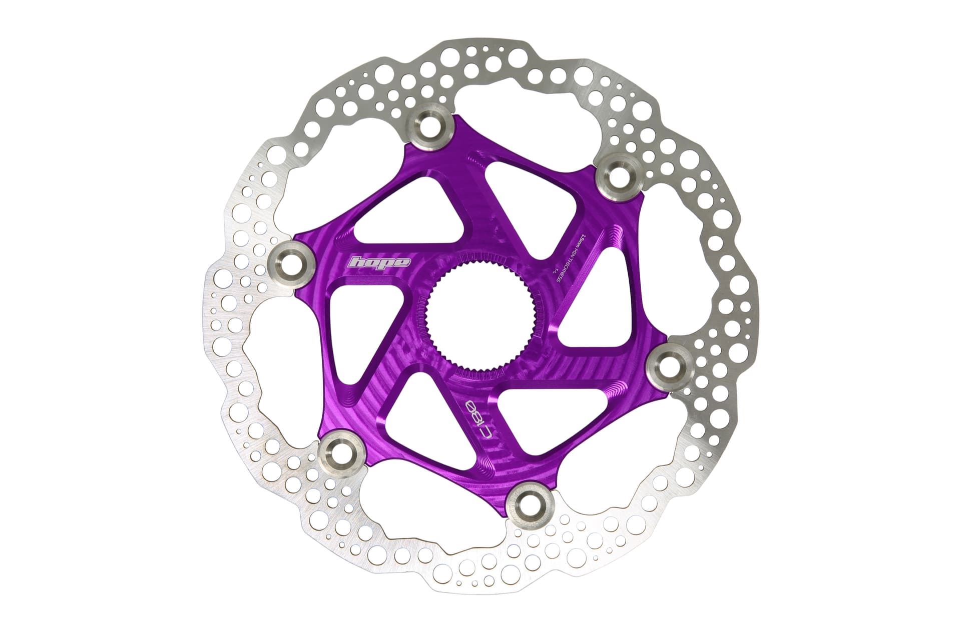 Hope Hope MTB Centrelock - Floating - Purple Disc — product photo
