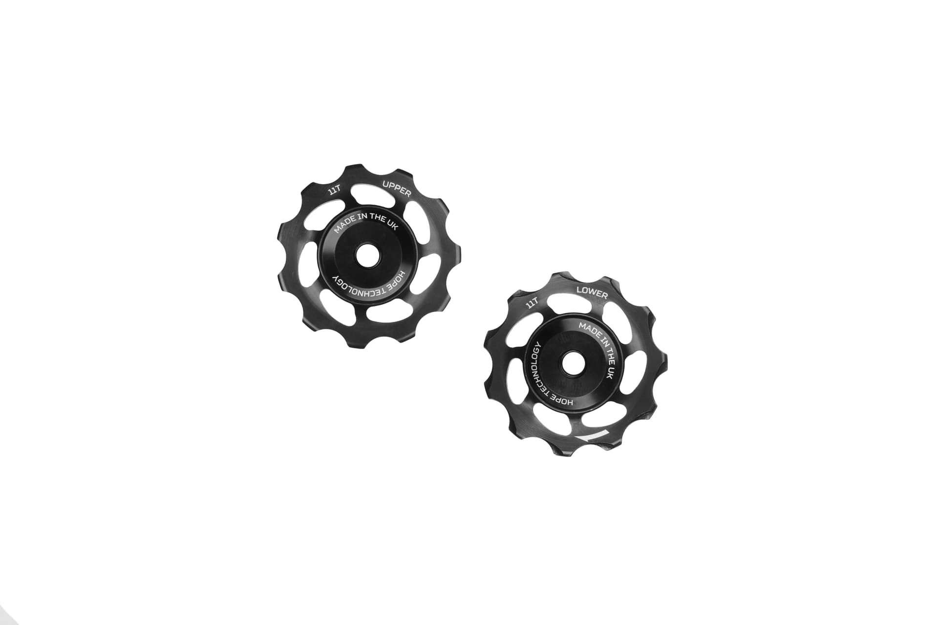 Hope 11 Tooth Jockey Wheels - Pair Black — product photo