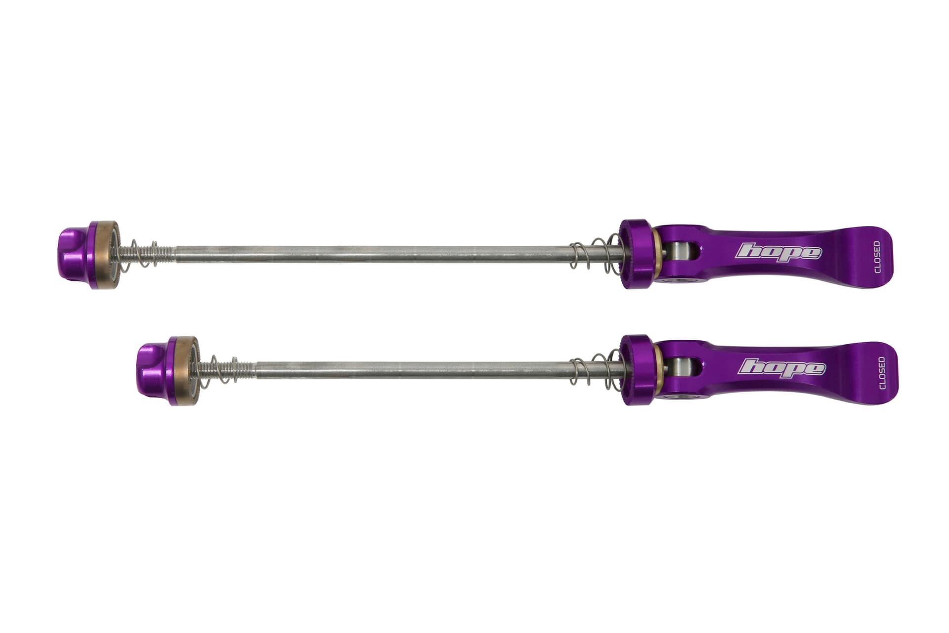 Hope Quick Release Skewer Pair Purple — product photo
