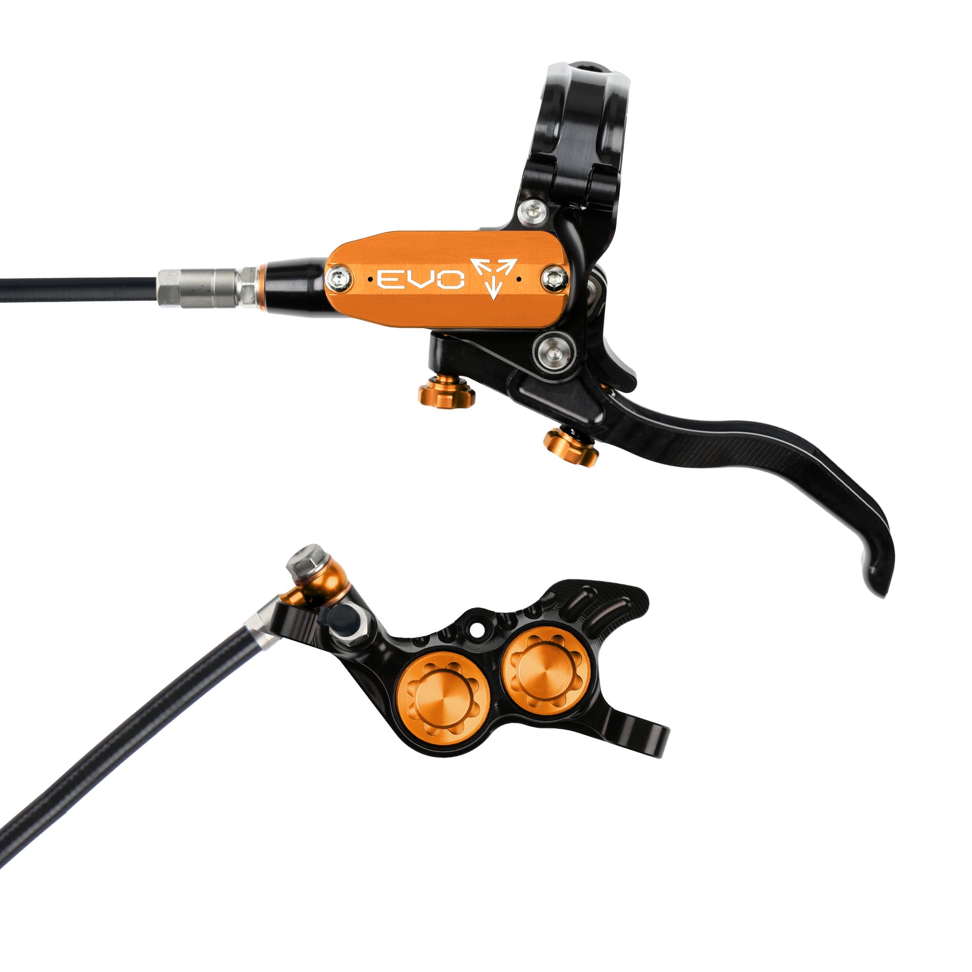 Hope Tech 4 EVO GR4 - Black/Orange - No Rotor — product photo