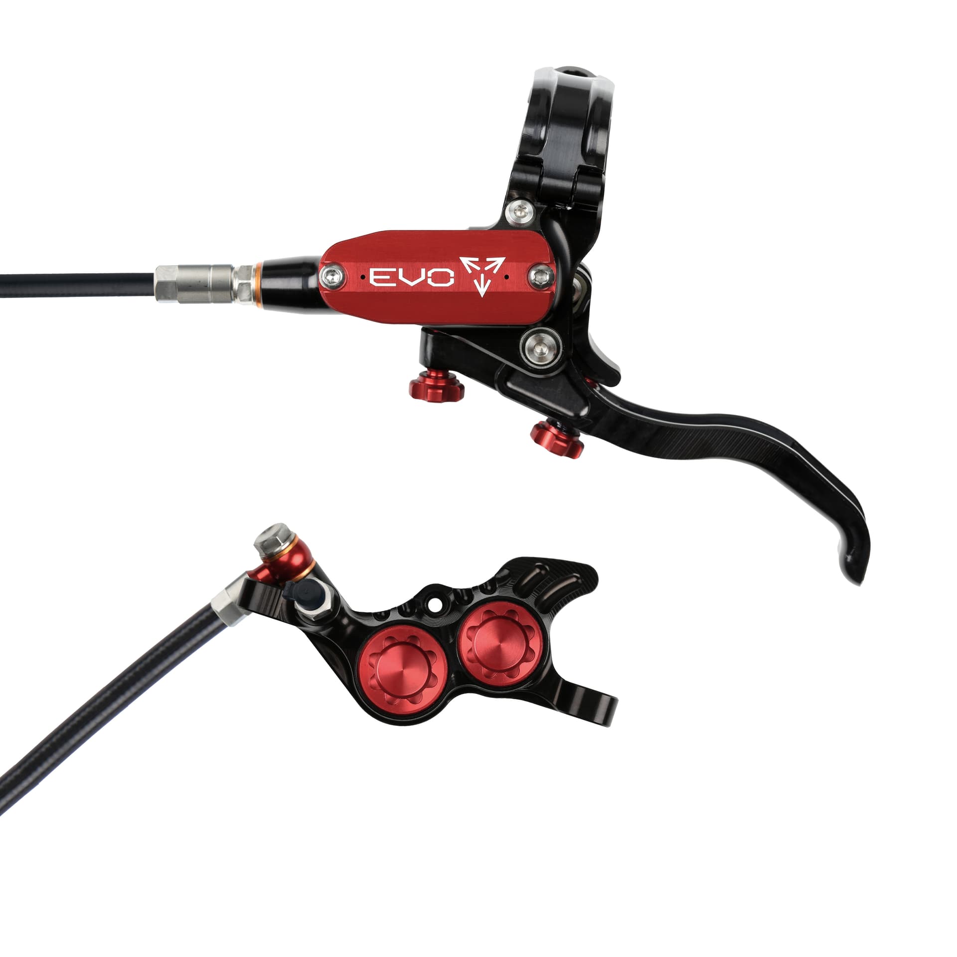 Hope Tech 4 EVO GR4 - Black/Red - No Rotor — product photo