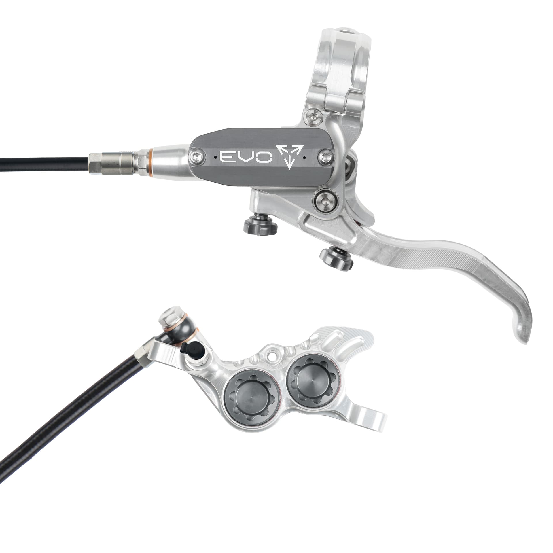 Hope Tech 4 EVO GR4 - Silver/Smoke - No Rotor — product photo