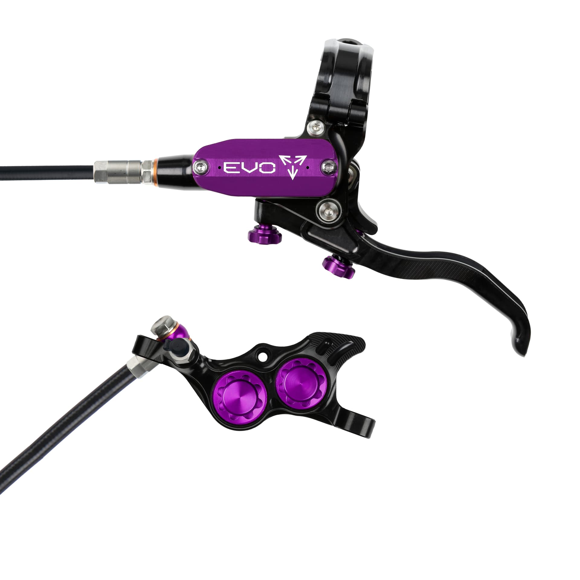 Hope Tech 4 EVO TR4 - Black/Purple - No Rotor — product photo