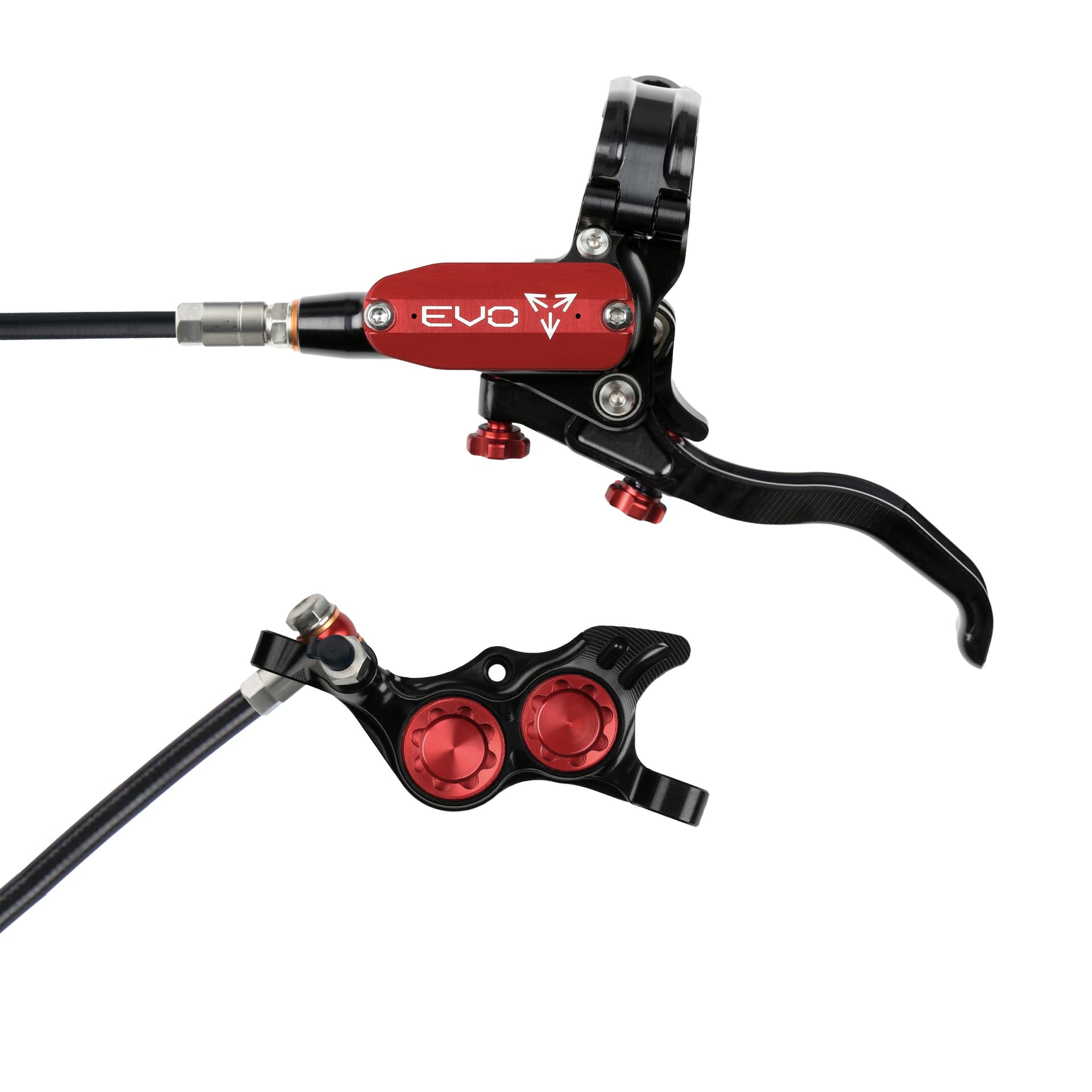 Hope Tech 4 EVO TR4 - Black/Red - No Rotor — product photo