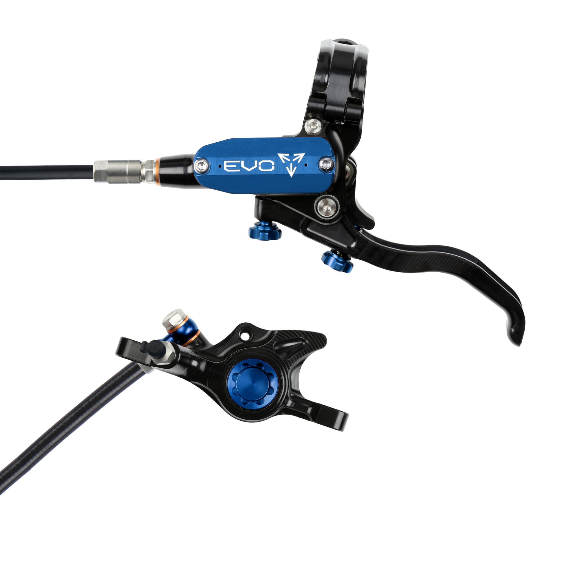 Hope Tech 4 EVO X2 - Black/Blue - No Rotor — product photo