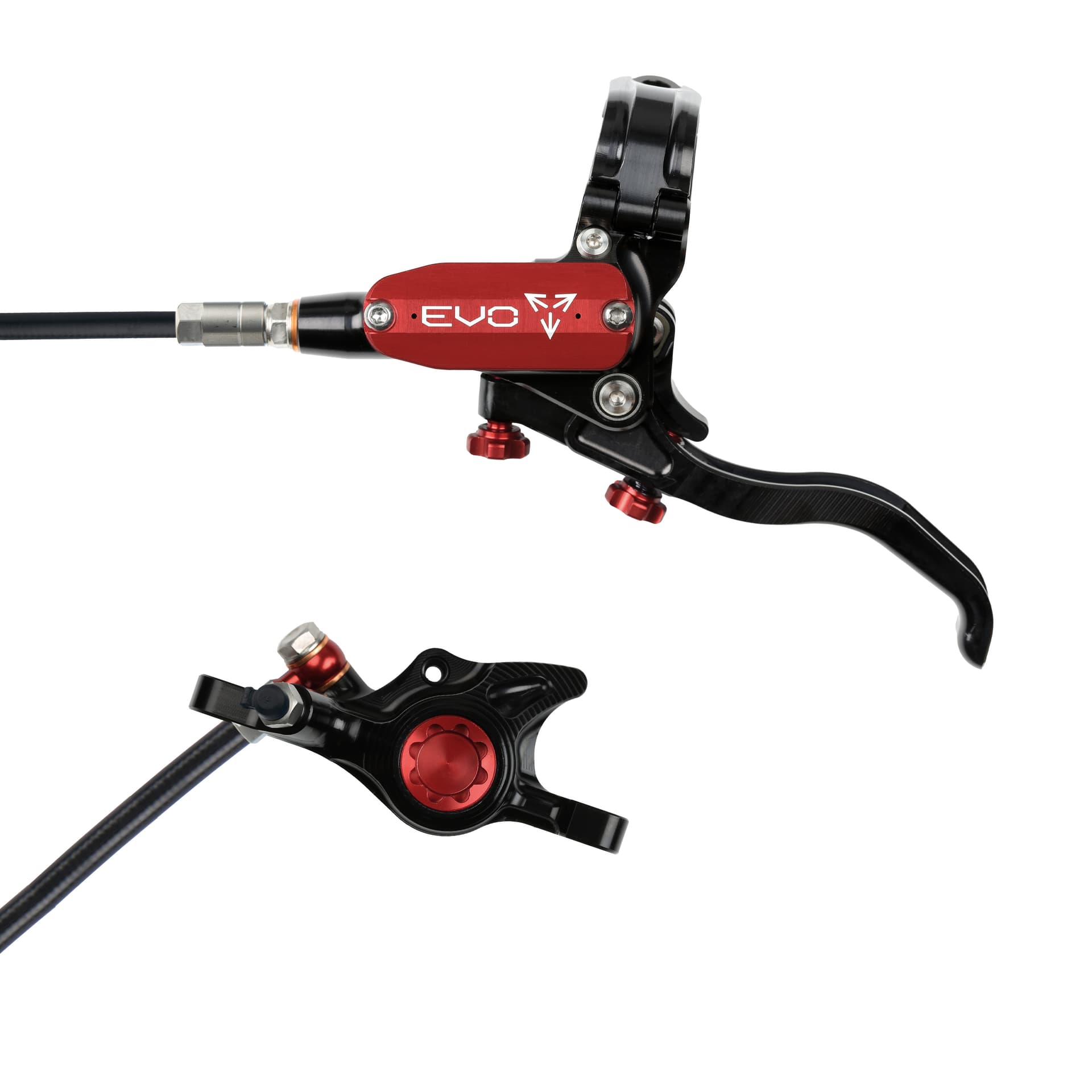 Hope Tech 4 EVO X2 - Black/Red - No Rotor — product photo