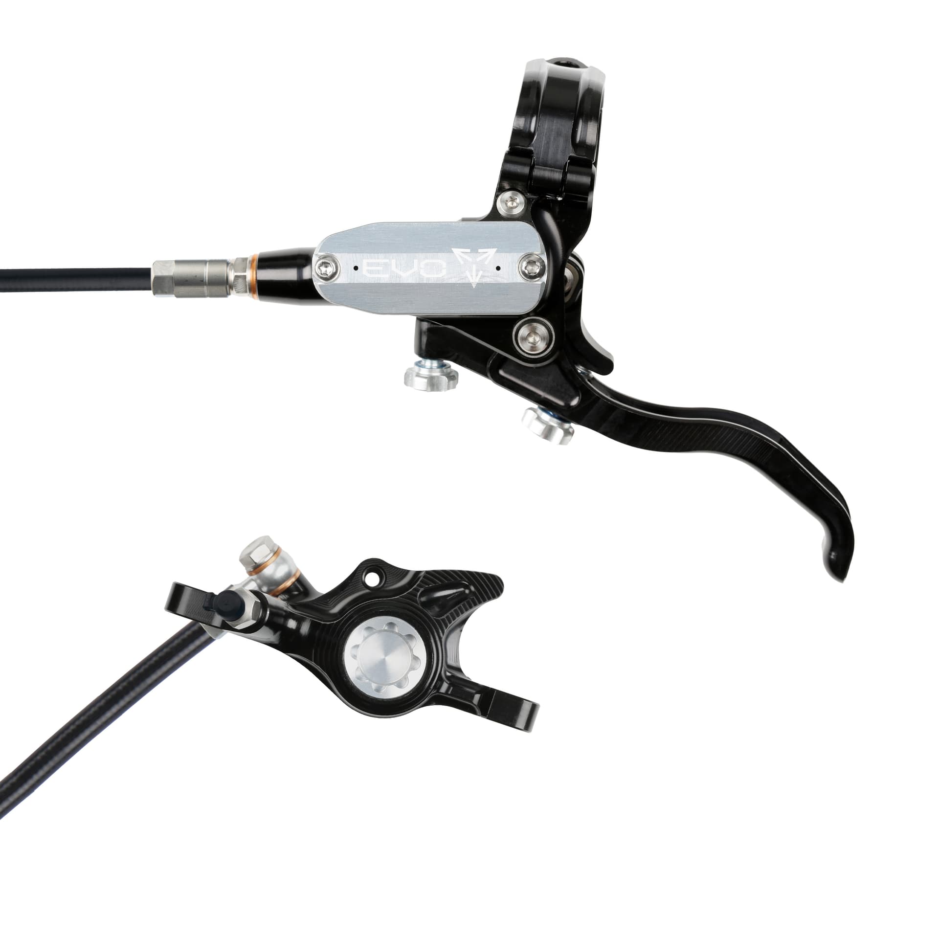 Hope Tech 4 EVO X2 - Black/Silver - No Rotor — product photo