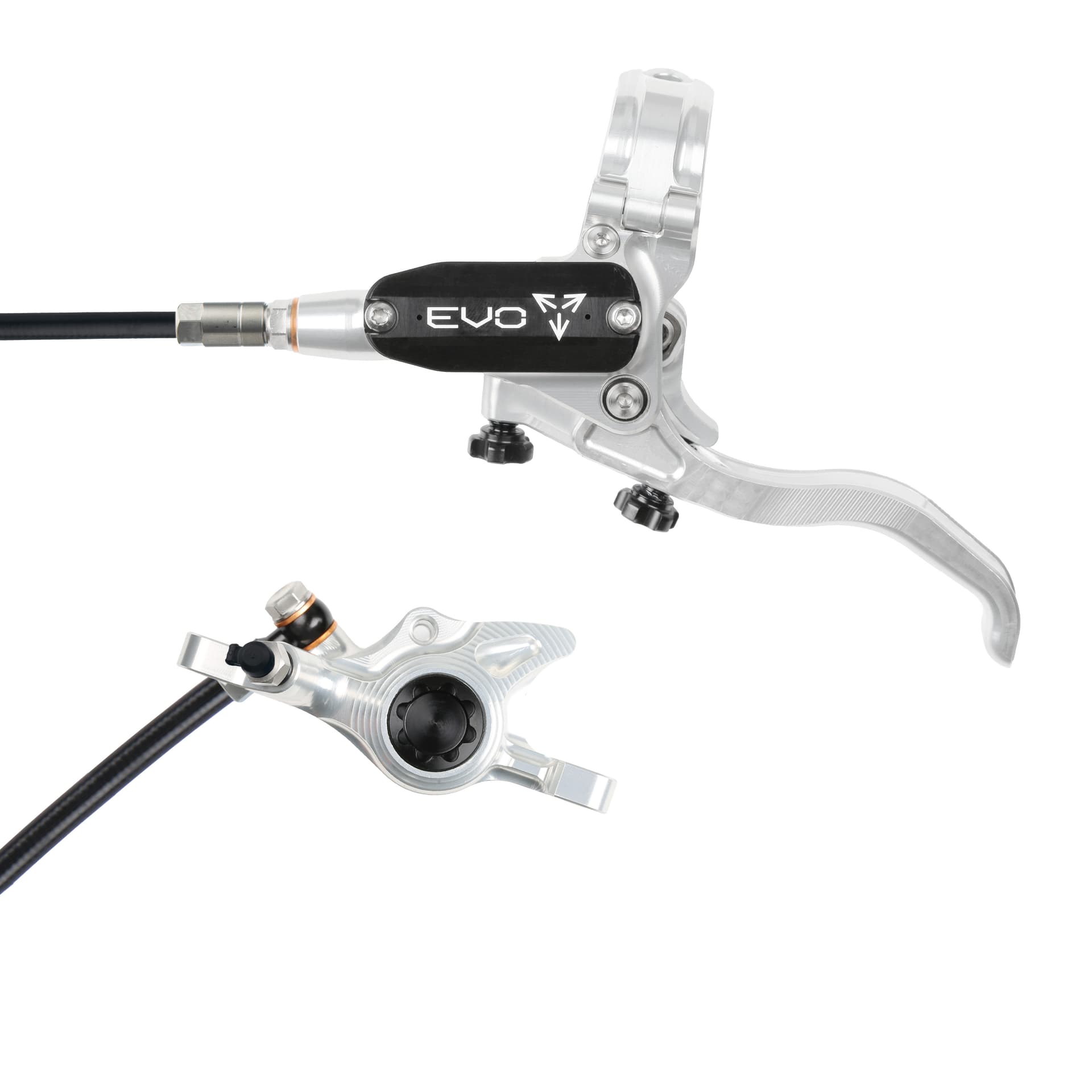 Hope Tech 4 EVO X2 - Silver/Black - No Rotor — product photo