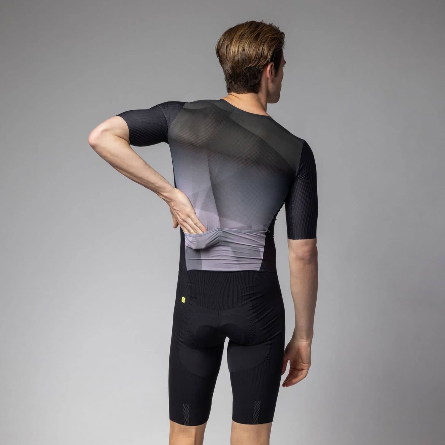 Ale Clothing Watt 3.6 R-Ev1 Mens Short Sleeved Skinsuit — detail view 2