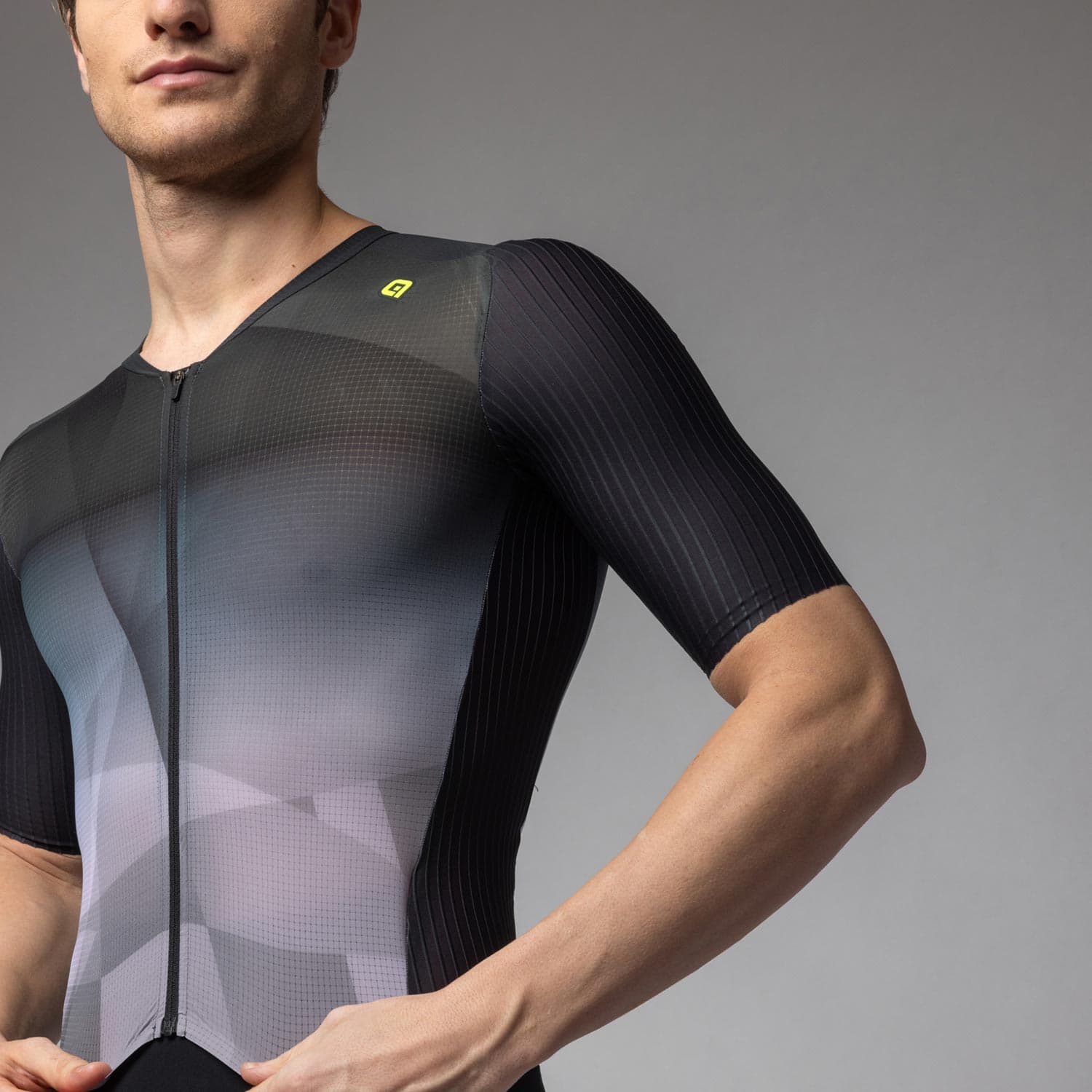 Ale Clothing Watt 3.6 R-Ev1 Mens Short Sleeved Skinsuit — detail view 3