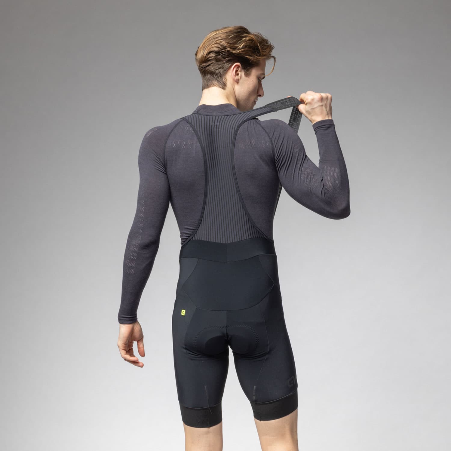 Ale Clothing Winter 2.0 Pragma Mens Bibshorts — detail view 2