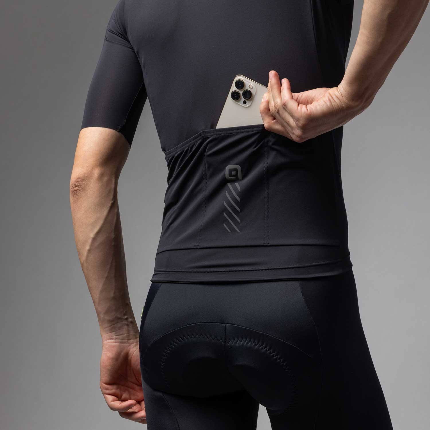 Ale Clothing Colour Block Ss25 Pragma Mens Short Sleeved Jersey — detail view 4