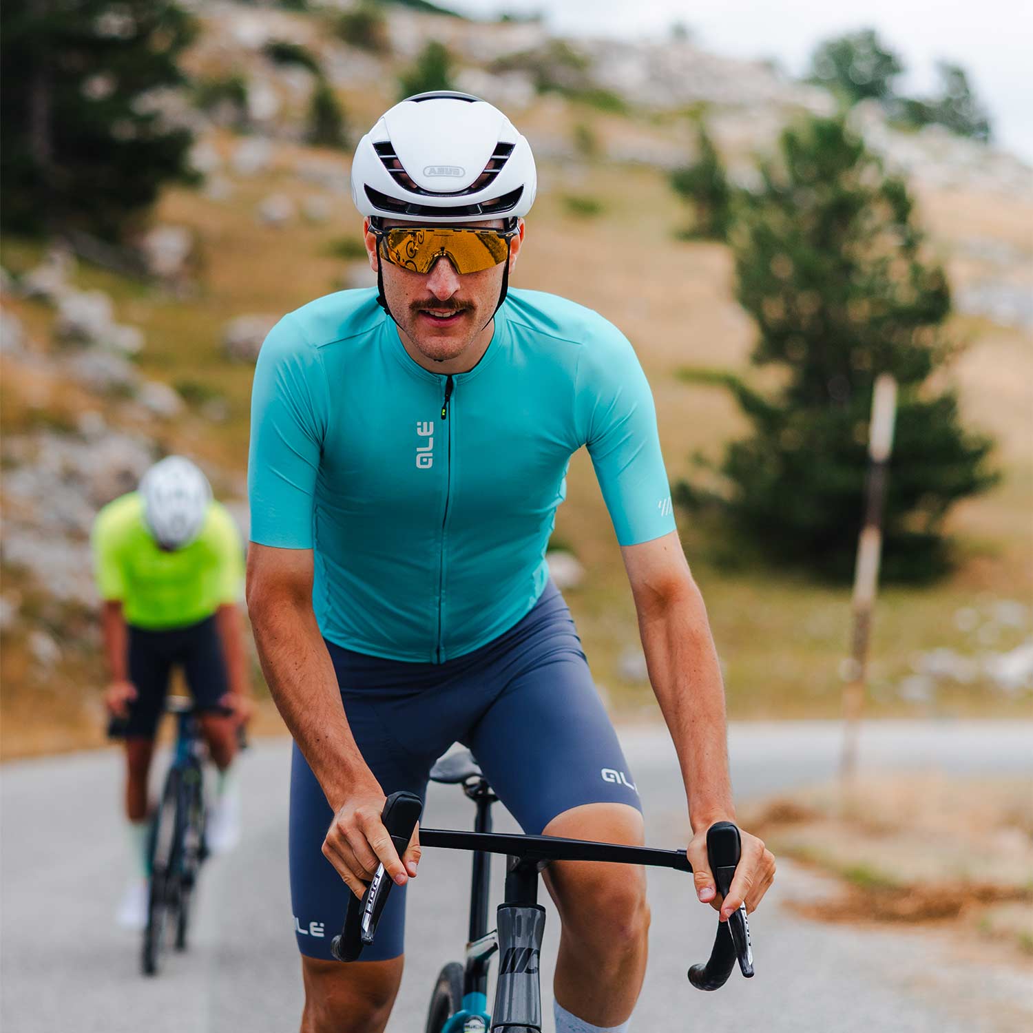 Ale Clothing Colour Block Pragma Mens Short Sleeved Jersey Ss26 — detail view 6