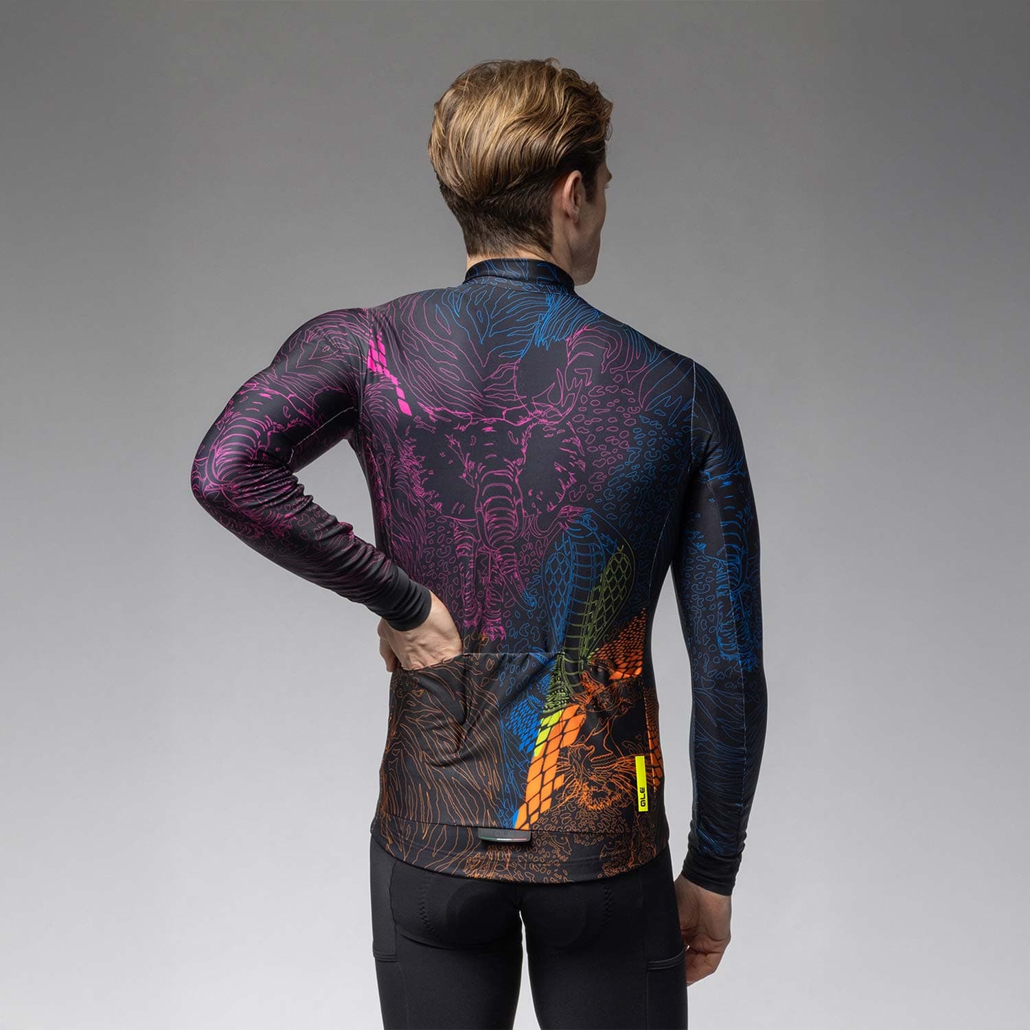 Ale Clothing Zanzibar Pragma Mens Long Sleeved Jersey — detail view 7