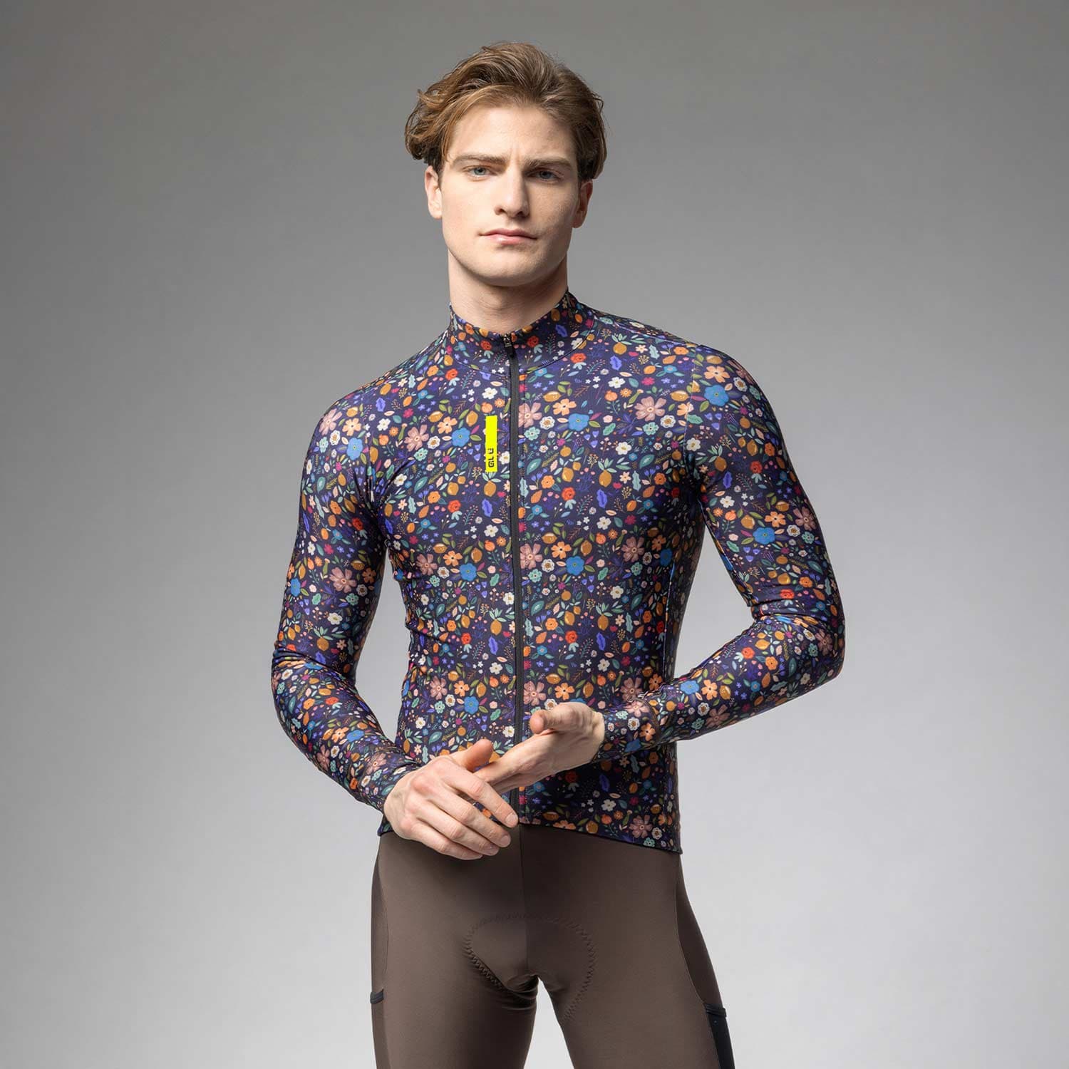 Ale Clothing Flowery Pragma Mens Long Sleeved Jersey — product photo