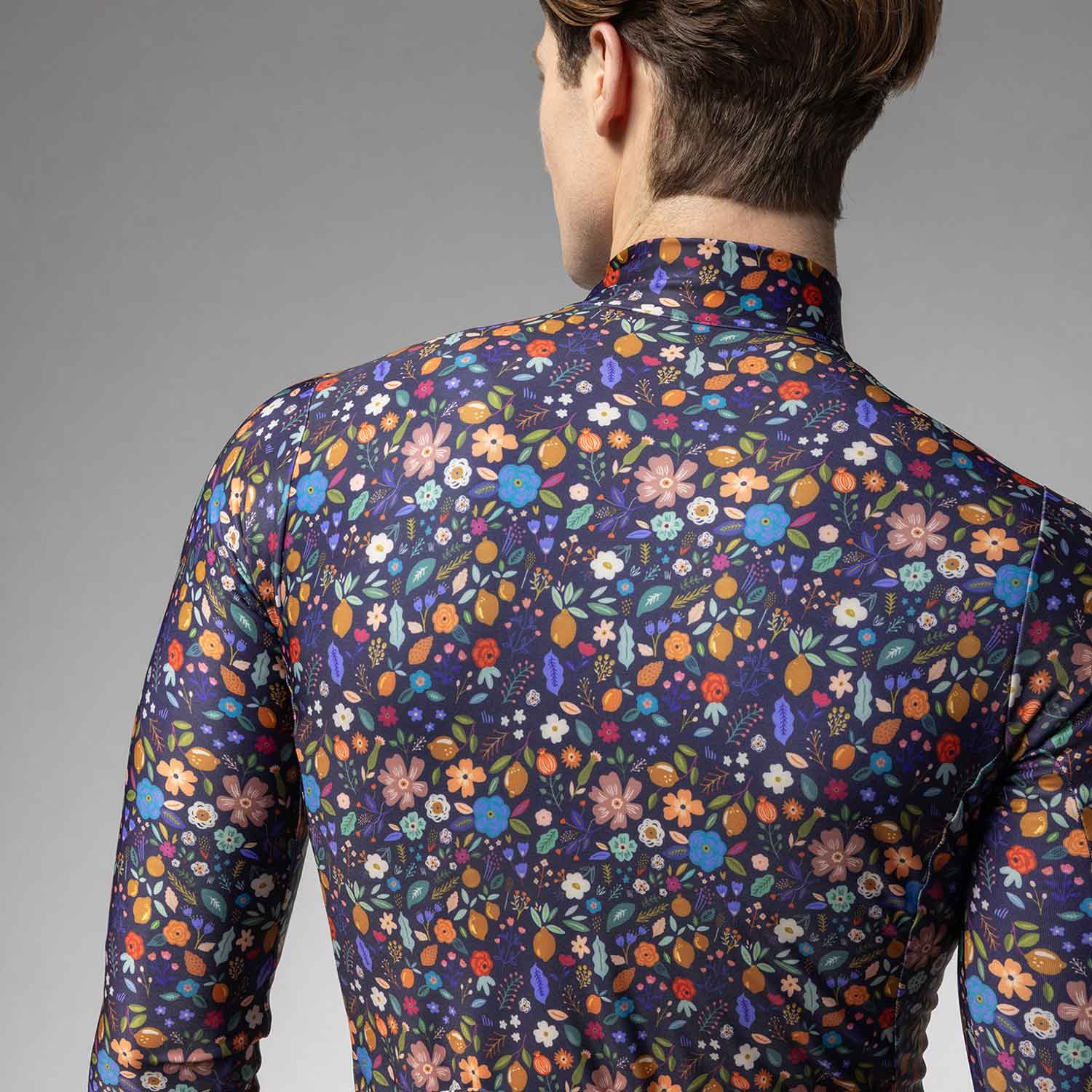 Ale Clothing Flowery Pragma Mens Long Sleeved Jersey — detail view 4