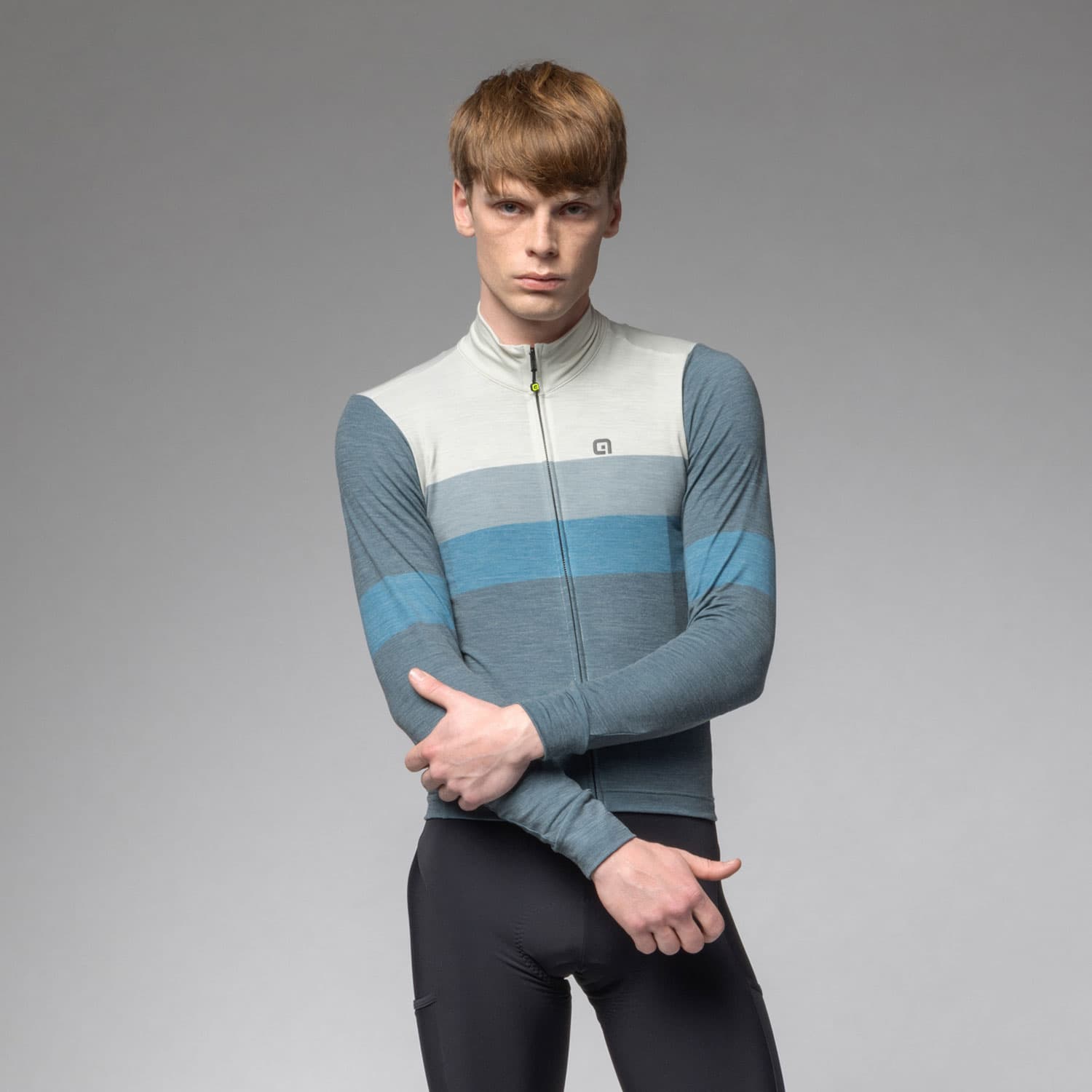 Ale Clothing Wool Off Road/Gravel Mens Long Sleeved Jersey — product photo