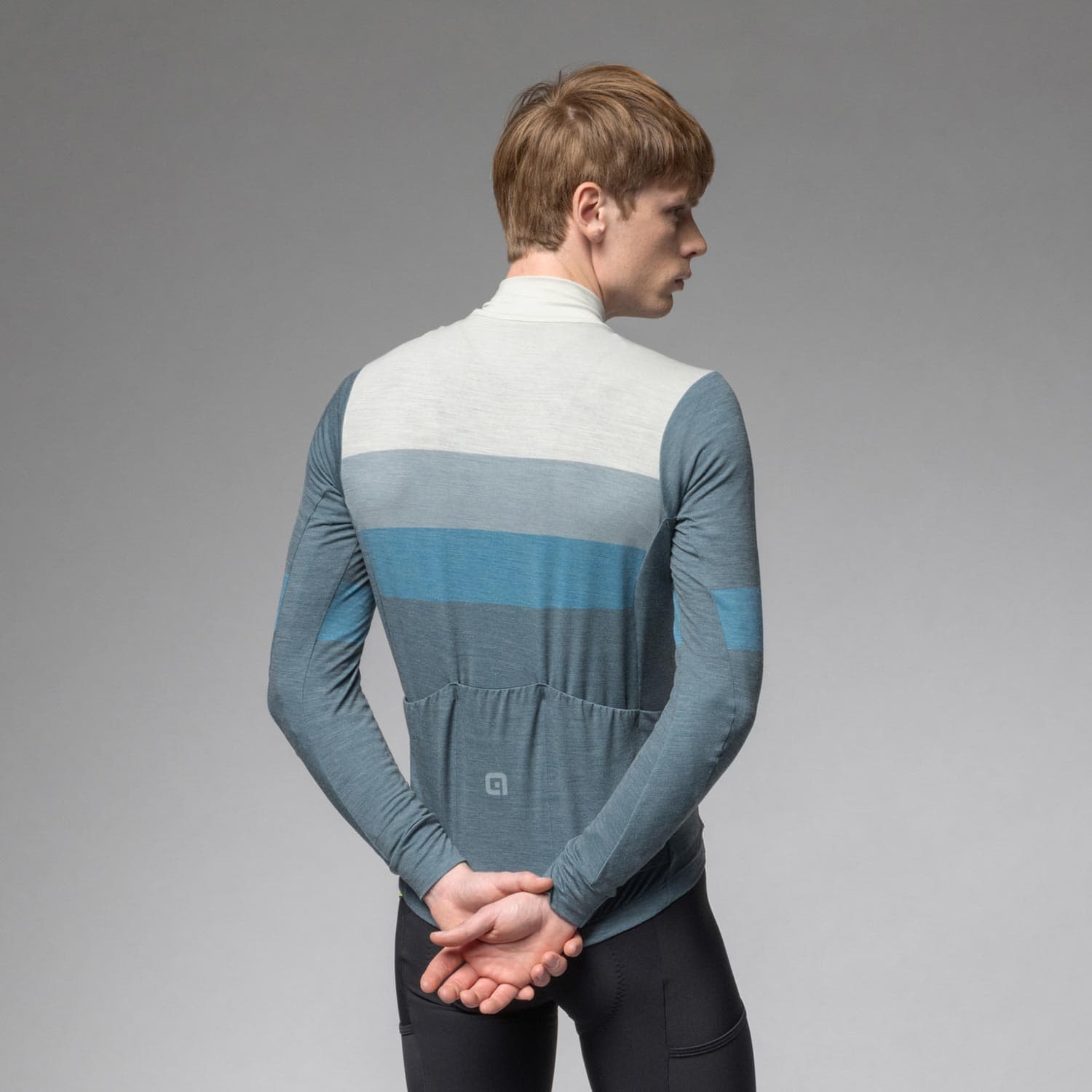 Ale Clothing Wool Off Road/Gravel Mens Long Sleeved Jersey — detail view 2