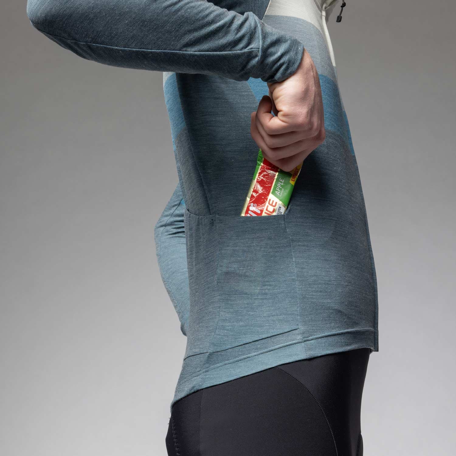 Ale Clothing Wool Off Road/Gravel Mens Long Sleeved Jersey — detail view 4