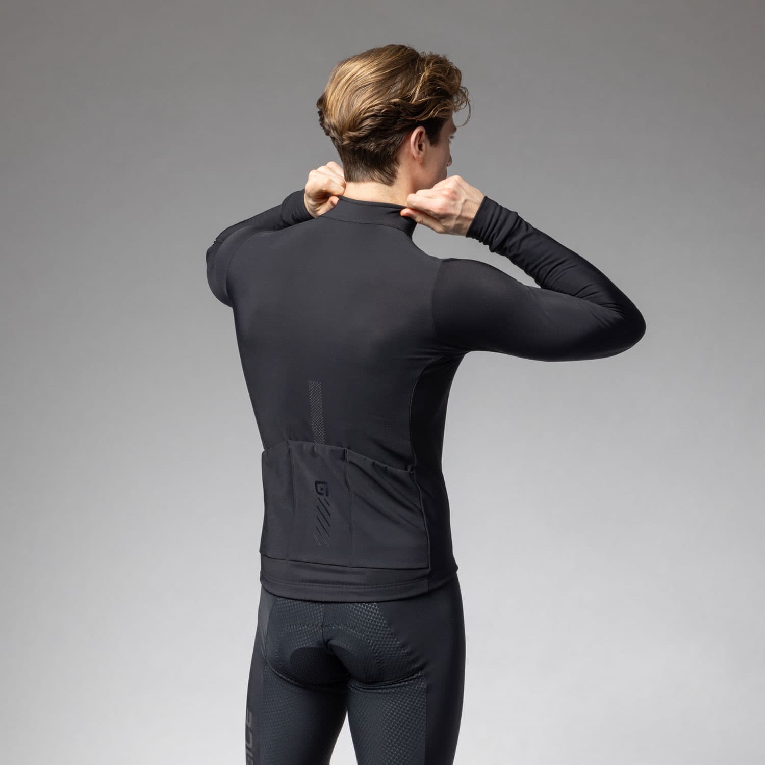 Ale Clothing Fondo 3.0 Pragma Mens Long Sleeved Jersey — detail view 2