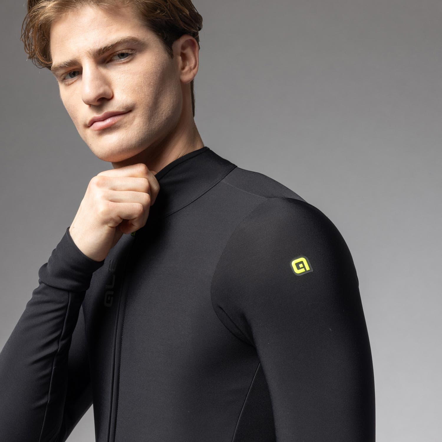 Ale Clothing Fondo 3.0 Pragma Mens Long Sleeved Jersey — detail view 4