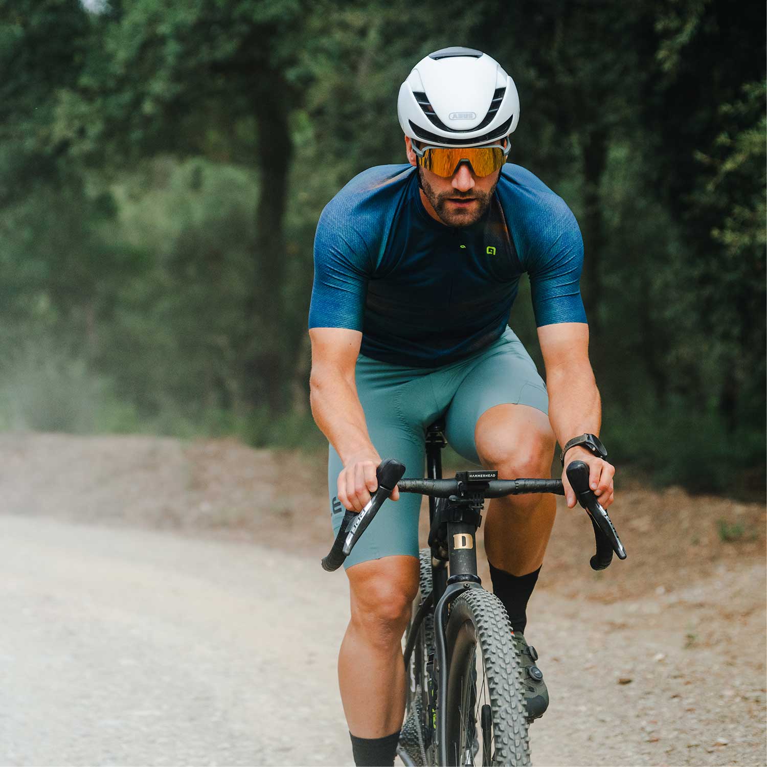 Ale Clothing Traccia Off Road Mens Short Sleeved Jersey — detail view 6