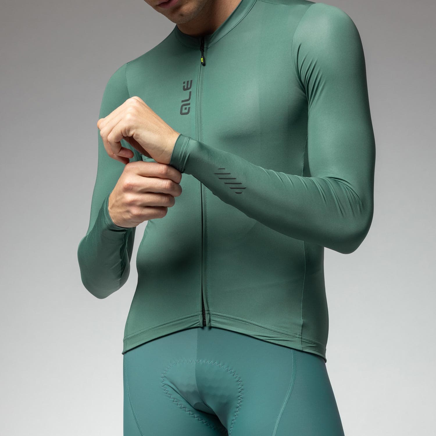 Ale Clothing Colour Block Pragma Mens Long Sleeved Jersey — detail view 8