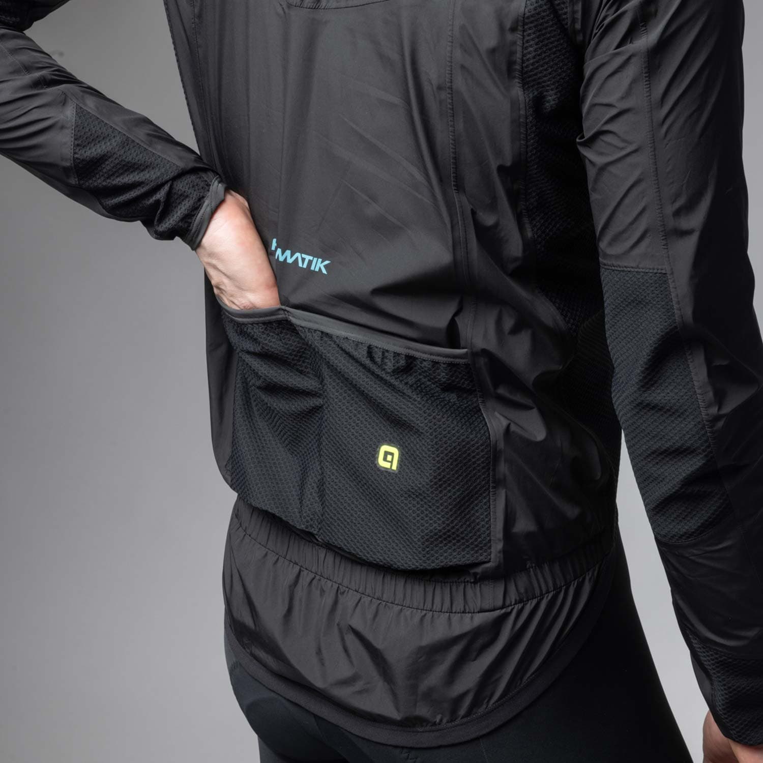 Ale Clothing Thunderstorm Rainproof Klimatik Mens Jacket — detail view 5