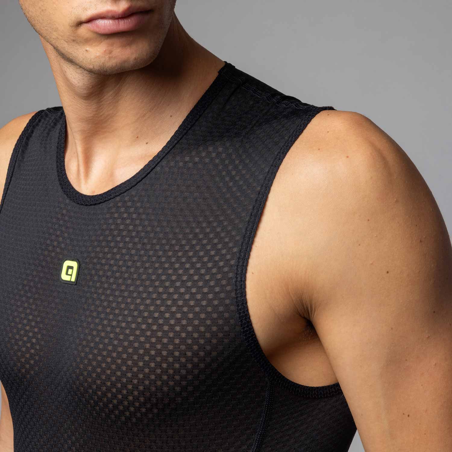 Ale Clothing Velo Active Intimo Mens Sleeveless Base Layer — detail view 3